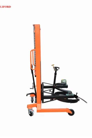 450kg Mechanical Hydraulic Drum Lifter Hand Manual Drum Stacker Drum