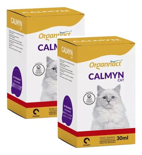 Kit Unidades Calmyn Cat Ml Organnact Frete Gr Tis