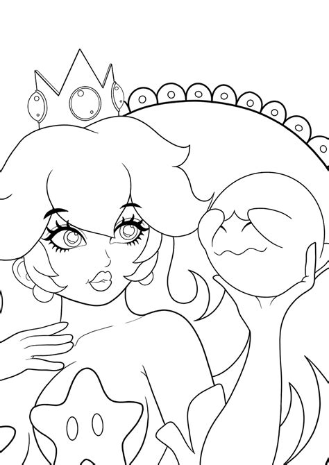 Princess Peach Page Coloriage Num Rique Imprimable Etsy