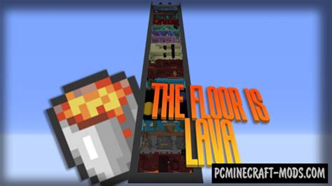 Map The Floor Is Lava Minecraft