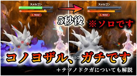 【ポケモンsv】先日紹介したコノヨザルとテツノドクガの星6レイドのソロでの立ち回りについて解説します【スカーレット・バイオレット】 Youtube