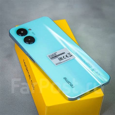 Realme C33 4ГБ+128ГБ Синий! Ростест! NFC! +наушники WeLove, 6.50 ...