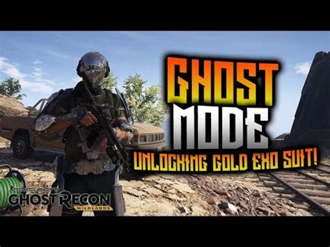 Ghost Recon Wildlands Ghost Mode Unlocking Gold Exo Suit Tier Mode