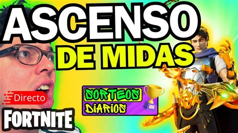 Ahora Mismo Llega Torneo Ascenso De Midas A Fortnite En Vivo