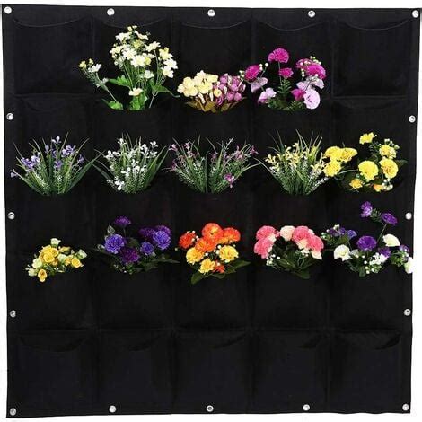 Groofoo Sac Plantes Mural Poches Sac De Plantation Vertical Pot De