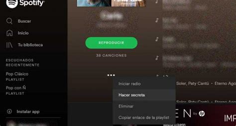 Cómo convertir tus listas de reproducción de Spotify en listas privadas