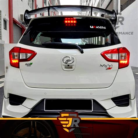 Jr Custom Made Amg Abs Rear Spoiler Perodua New Myvi Baru Rd Gen Car