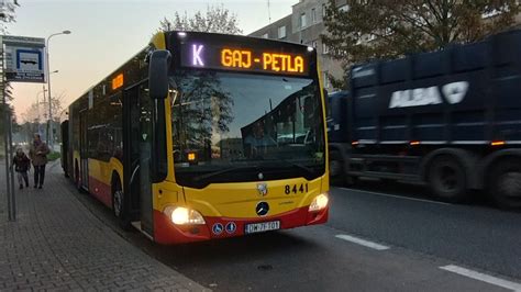 MPK Wrocław Mercedes Benz Citaro C2 8441 K GAJ PĘTLA YouTube