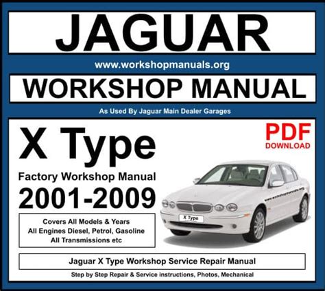 Jaguar X Type Workshop Repair Manual Download Pdf