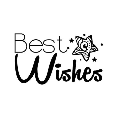 Best Wishes Phrase Graphics Svg Dxf Eps Png Cdr Ai Pdf Vector