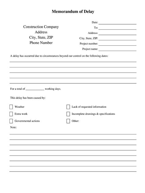 Delay Form Fill Online Printable Fillable Blank PdfFiller