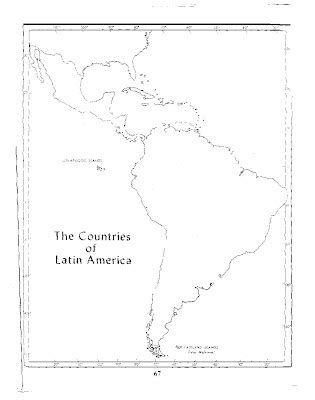 Blank Map of Latin America - Free Printable Maps