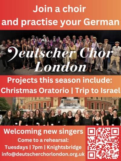 Deutscher Chor London Selcs Ucl University College London