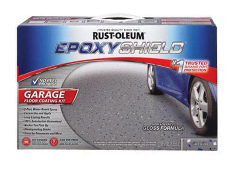 Pc Rust Oleum Epoxy Shield Garage Floor Kit Gloss Gray