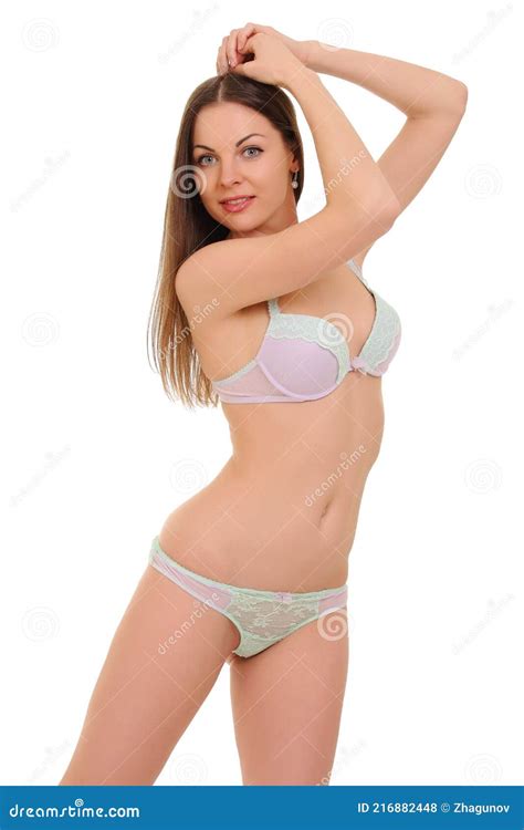 Mulher Sexy Em Lingerie Linda Figura Foto De Stock Imagem De Humano