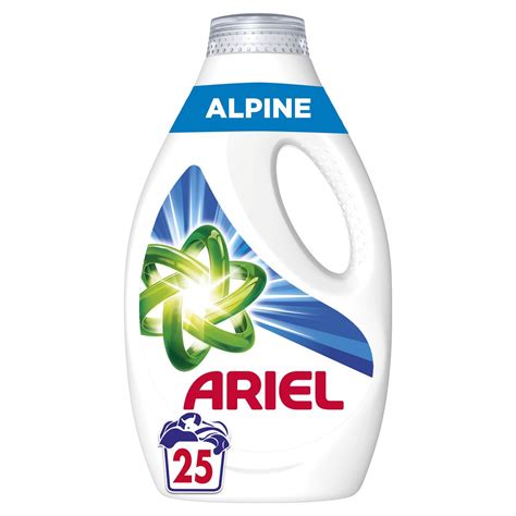 Ariel Power Lessive Liquide Alpine Lavages L Pas Cher Auchan Fr