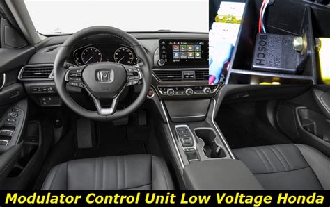 Modulator Control Unit Low Voltage In Honda What To Do