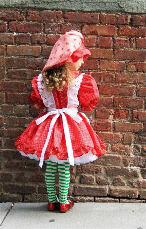 Strawberry Shortcake Costume For A Toddler Or Child Tutorial — Life Is