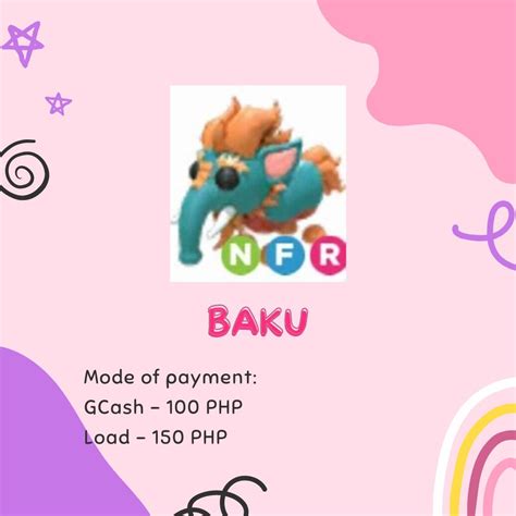 ADOPT ME NFR BAKU (NEON FLY RIDE) on Carousell