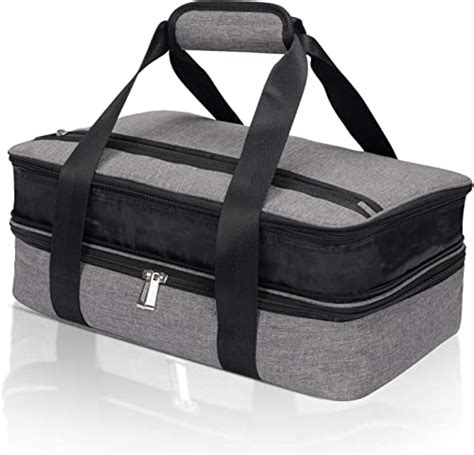 Lunch Bag Insulated Thermal Food Carrierinsulated Double Casserole Carrier 9x13 Baking Dish