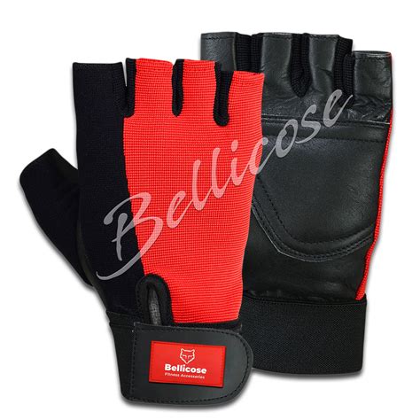 Padded Pro Powerlifting Workout Gloves with Velcro Wrist Support | The Bellicose | Fitness Wear