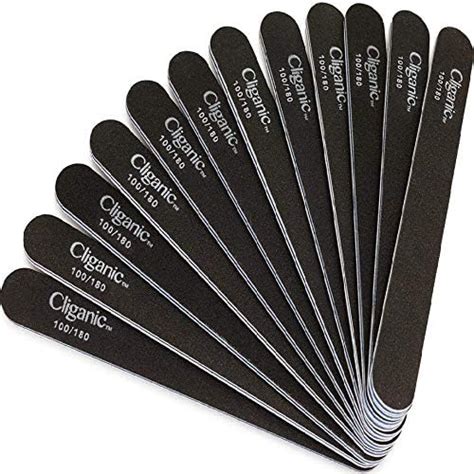 Cliganic 12 Pack Nail File Set 180240 Grit