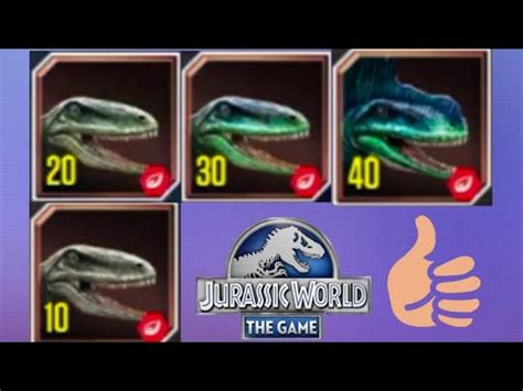 Jurassic World The Game 4 MAX OPHIACODON LEVEL1 40 Thai YouTube