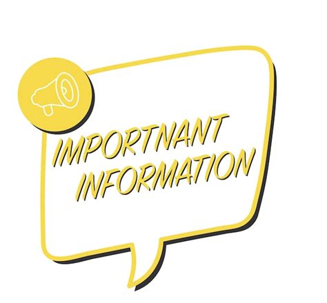 Premium Vector Important Attention Notice Sign Announce Message