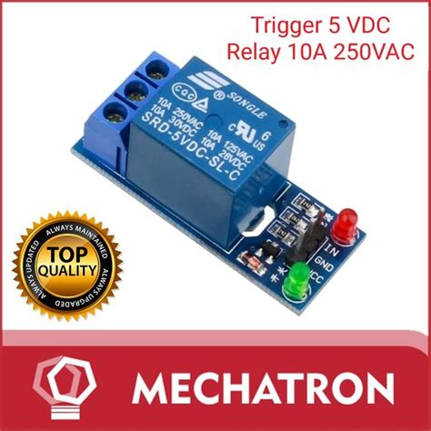 Jual High Quality Relay 1ch Channel 5V 220VAC Module Di Lapak Mechatron