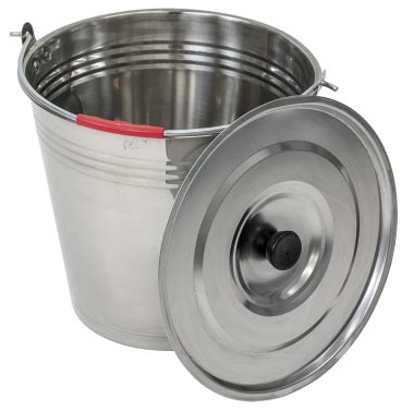 Go Series L Stainless Steel Bucket With Lid Lioninox