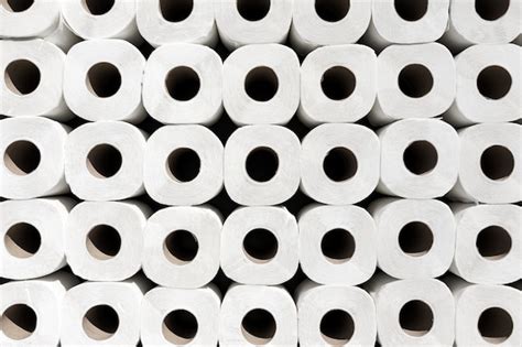 Free Photo Top View Toilet Paper Rolls