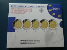 Deutschland 2 Euro Münze 2009 10 Jahre Euro WWU A Berlin euro