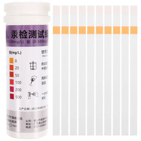 Eease 10pcs Lead Detection Test Paper Household Drinking Water Heavy