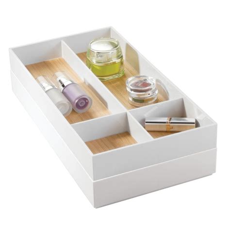 Mdesign Stackable Makeup Organizer For Bathroom Drawers Vanities