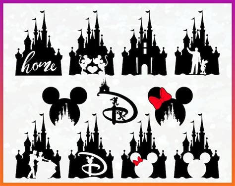 Free 196 Disney Castle Outline Svg Svg Png Eps Dxf File