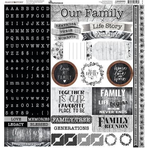 Scrapbook Stickers | Product categories | Scrapbook Your Family Tree