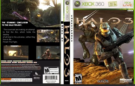 Halo 3 Xbox 360 Box Art Cover By Cheezypoofz