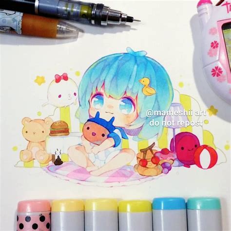 Chibi Girl Drawings Kawaii Drawings Cute Easy Drawings Beautiful