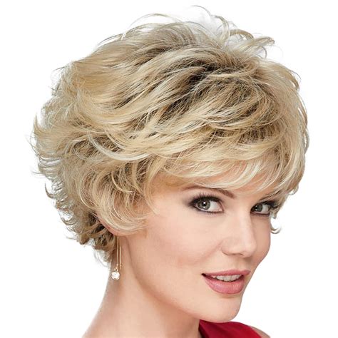 Beimer Natural Blonde Short Curly Pixie Wig with Bangs - Layered ...