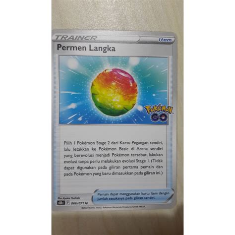 Jual POKEMON TCG INDONESIA PERMEN LANGKA EDISI POKEMON GO S10B 066 071