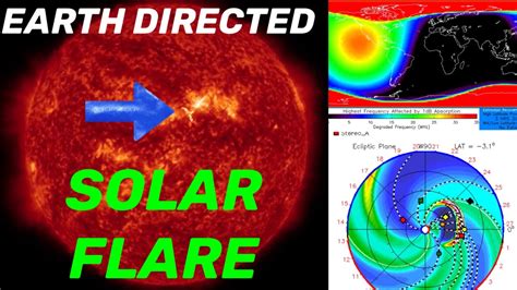 Earth Directed Solar Flare‼️ Incoming Geomagnetic Storm Youtube