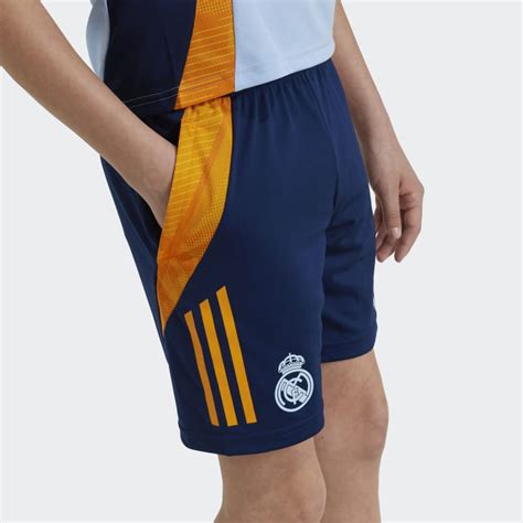 Short D Entrainement Mixte Adidas Real De Madrid Marine Orange