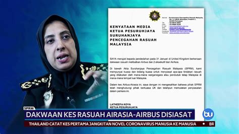 SPRM Siasat Dakwaan Kes Rasuah AirAsia AirBus YouTube