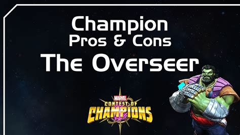 The Overseer Champion Pros And Cons Review Marvel Contest Of Champions Youtube