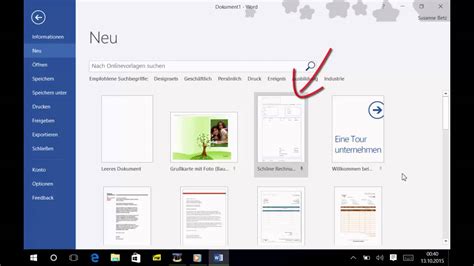 Word Persoenliche Vorlagen Als Standard