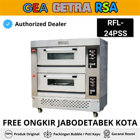 Jual Oven Pizza Gas 2 Deck 4 Tray Getra Rfl 24pss Gas Pizza Deck Oven