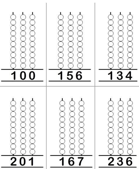 Free Printable Abacus Worksheets - Printable Templates