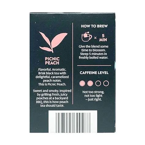 Organic Picinic Peach Black Tea 16 Tea Bags At Whole Foods Market