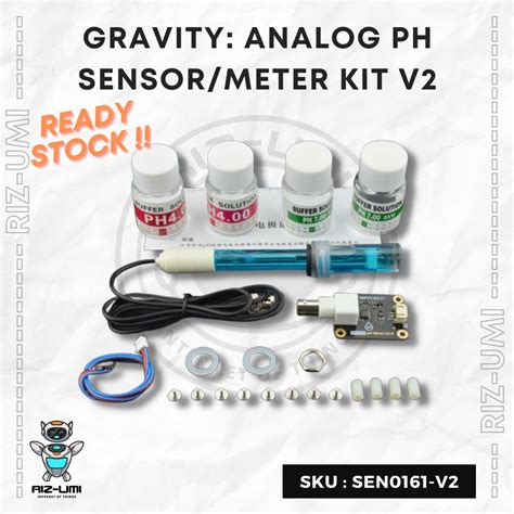 Jual Dfrobot Gravity Analog Ph Sensor Ph Meter Kit V2 Shopee Indonesia