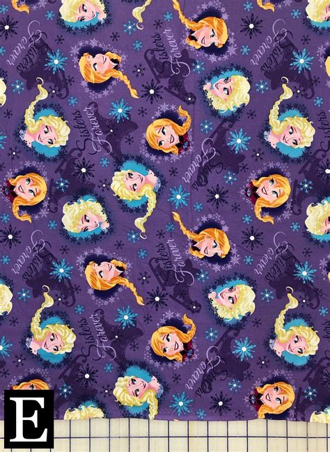 Disney Fabric Frozen Series From Springs Creative Etsy